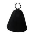 thumbnail image 4 of Sauna Hat Anti Heat Russian Bath Hat Russian Banya Banya para mujeres de baño de spa Negro, 4 of 8