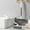 White, variant on Partheme Bristle Crevice Brush - 360° Rotating Head with Ergonomic Grip | Multi-Surface Cleaner for Bathroom, Kitchen, Window Tracks , White