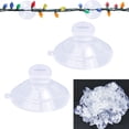 thumbnail image 5 of 25 Pcs Suction Cups for Glass Small Clear Rubber Suckers for Holiday Christmas Lights String Decoration Strong Adhesive Suction Cups Holder for Table Window Mirror Bathroom, 1.18 Inch, Clear, 5 of 9