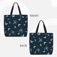 thumbnail image 3 of Naloa Beautiful Butterflies Tote Bag for Women, Foldable Tote Bag With Zipper, Large Shoulder Bag, Top Handle Handbag for Travel, Work, Shopping, 3 of 9
