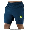 thumbnail image 3 of Bermuda Wilson para Hombre, con Biker Amarillo con Azul Petróleo Talla G, 3 of 4