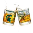 thumbnail image 1 of Set de vasos para whisky Greenline Goods Michigan State Univ, 1 of 6