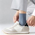 thumbnail image 2 of DOVACKA Women's 6-Pack Pure Cotton Mini Crew Socks, Moisture Wicking Seamless Toe Anti-Pilling for Athletic & Casual, 2 of 6