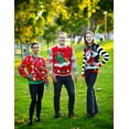 thumbnail image 3 of Socal Look Women's Ugly Christmas Sweater, Long Sleeve Crew Neck Acrylic Holiday Pullover, 3XL, 3 of 11