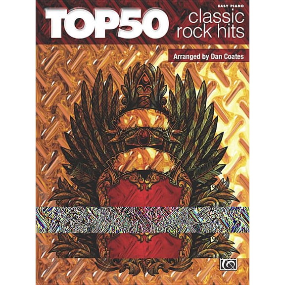 Top 50 Top 50 Classic Rock Hits: Easy Piano, (Paperback)