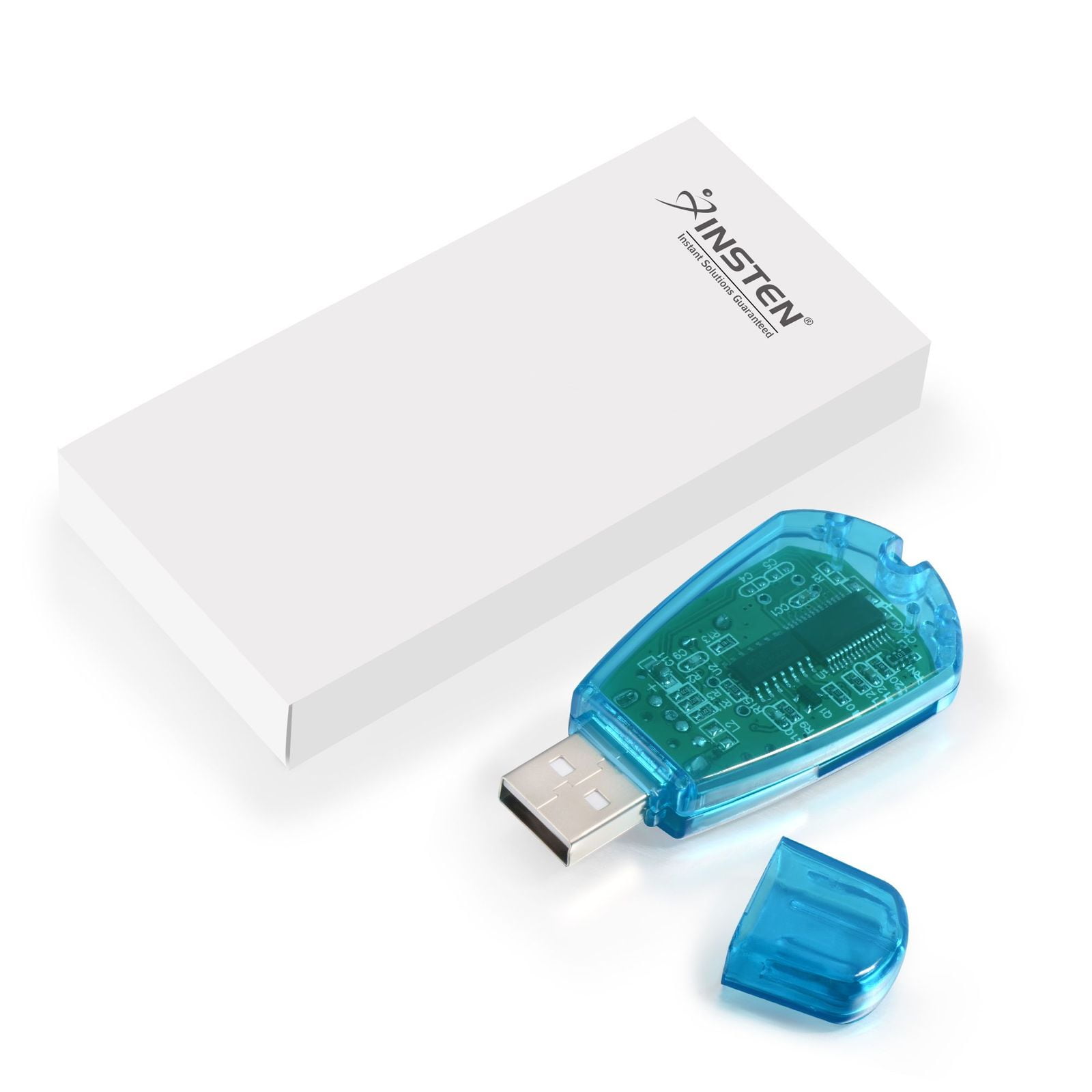 Insten SIM Card Reader, Blue - Walmart.com