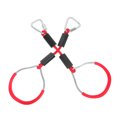 thumbnail image 1 of UPGRATOR 2Pcs Red Gymnastic Rings for Children Climbing Exercise Equipment Backyard Adventure Set, 1 of 8