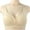 Beige, variant on LYEAA Bras for Women Front Closure Zipper Plus Size Lace Push up Wireless Daily Bras Wirefree Wide Strap Lift Soft Bralette No Wire Breathable Comfort Sleeping Bras Beige 40/90