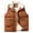 Coffee, variant on IROINNID Men's Sleeveless Solid Color Casual Thin Sport Multi-bag Quick-drying Vest Mountaineering Tooling Outdoor Vest Jackets