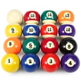 thumbnail image 1 of Billiard Balls, Full Size Pool Ball Set, for Game Rooms, Bars, and Sports Leisure Games, for Billiard Sport16 pcs, 1 of 7