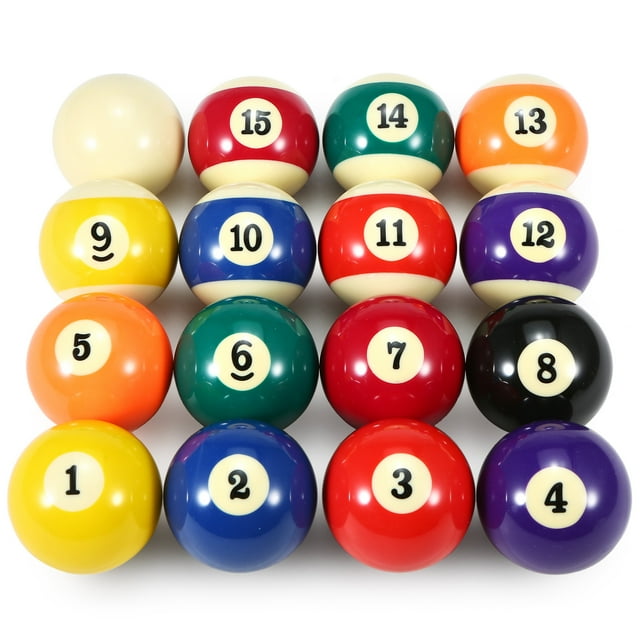 Billiard Balls, Full Size Pool Ball Set, for Game Rooms, Bars, and Sports Leisure Games, for Billiard Sport16 pcs