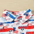 thumbnail image 4 of Futezty Toddler Boys Clothes Summer Outfit Sets, Baby Boy Clothes 6 12 18 24 Months Short Sleeve Letter Print O-Neck T-Shirt Tree Long Pants 2Pcs Outfit Sets, 4 of 6