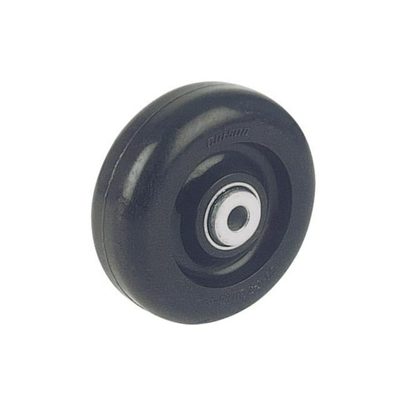Comp.Eng/Mor C7060 Wheelie Bar Wheel Black; Synthetic Rubber; Single