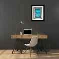 thumbnail image 3 of Phillip, Jamie 25x32 Black Ornate Wood Framed with Double Matting Museum Art Print Titled - Blue Cottage, 3 of 4