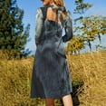 thumbnail image 5 of Wolf in Forest Flare Dress Square Neck Dress Elegant Female Fashion Printed Dress, 5 of 9