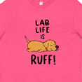 thumbnail image 4 of Inktastic Lab Life is Ruff Yellow Lab Youth T-Shirt, 4 of 5