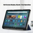 thumbnail image 4 of Cowithday Slim Case for Amazon Fire Max 11 Tablet (13th Generation, 2023 Release), Premium PU Leather Lightweight Auto Wake Sleep Folio Magnetic Protective Case Cover for Fire Max 11 Tablet, Darkblue, 4 of 11