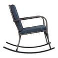 thumbnail image 3 of Garden Rocking Chair Rattan Anthracite, 3 of 7