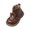 Brown, variant on Girl-s Soft Sole with Girls Cute Rabbit Toddl-er Martin Boots, Cute British Style