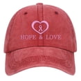 thumbnail image 2 of MSJUHEG Trucker Hat,Golf Hat,Hats for Men,Running Hat,Baseball Cap,Breast Cancer Hats for Embroidered Adjustable Breast Cancer Awareness Hat Breast Cancer Red One Size, 2 of 4