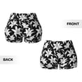 thumbnail image 5 of Naloa Lilies Flowers Biker Shorts for Women Seamless Scrunch Short Women’s Yoga Shorts for Gym Running Sport Shorts - Medium, 5 of 9