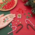 1000+pcs Christmas Resin Fillers Vase Fillers Beads Candy Cane Santa