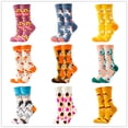 thumbnail image 2 of New Spring Autumn Women's Socks Cartoon Cat Fox Rabbit Middle Tube Socks Cute Avocado Men's Socks Cute Tide Funny Cotton Socks 43 EUR36-42, 2 of 6