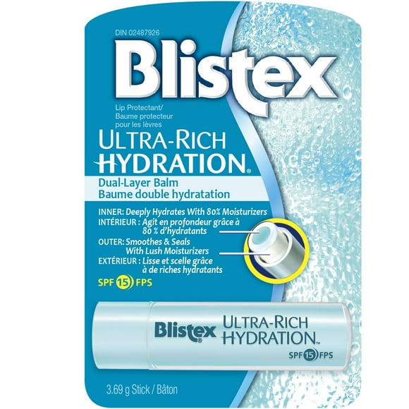 Blistex Ultra Rich Hydration Dual Layer Balm, SPF 15