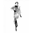 thumbnail image 2 of Tavoletti, Anne 12x14 Black Ornate Wood Framed with Double Matting Museum Art Print Titled - Modern Fashion II, 2 of 4