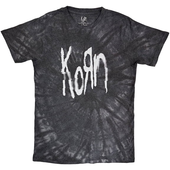 Korn Unisex T-Shirt Spider Glitch (Black) (Wash Collection)