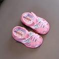 thumbnail image 3 of Girl's Summer Soft Closed-Toe Princess Flower Outdoor Casual Sandals, 3 of 4