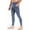 A59 Blue, variant on Men's High-Waisted Compression Leggings with Side Pockets Lightweight Stretchy Gym Workout Pants for Running Yoga Fitness Training