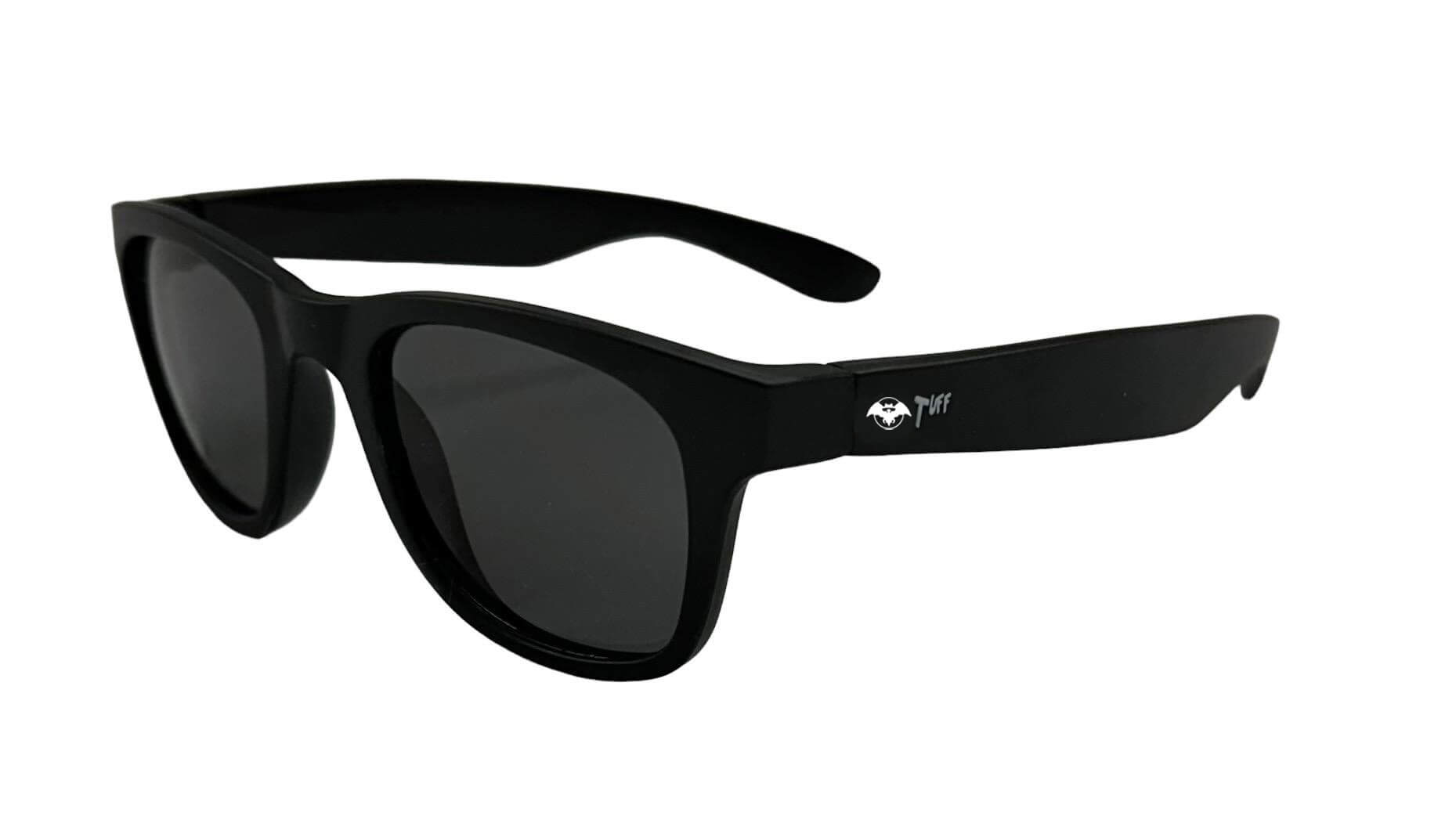 Solar Bat TUFF Children's Polarized Sunglasses, Unisex, Black