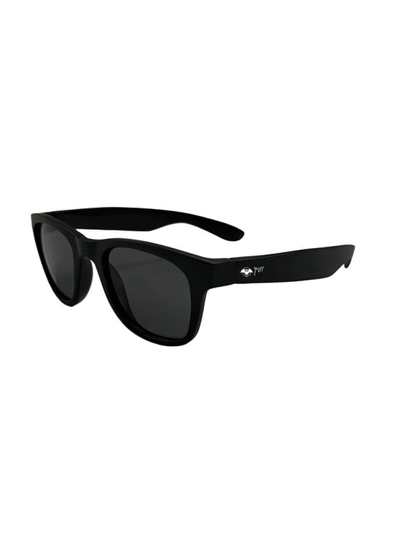 Solar Bat TUFF Children's Polarized Sunglasses, Unisex, Black, 5.25 inches