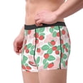 thumbnail image 2 of Honeii Strawberry Men's Underwear Boxer Briefs Pack, ComfortSoft Boxer Brief for Men, Moisture-Wicking Breathable-Medium, 2 of 5