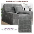 thumbnail image 2 of PiccoCasa 1 Seater Sofa Slipcover Spandex Couch Cover, Small Gray, 2 of 7