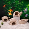 thumbnail image 4 of Mdesiwst Fish Tank Shelter Exquisite Durable Unique Shape Ceramic Aquarium Landscaping Ornament Fish Tank Accessories, 4 of 8
