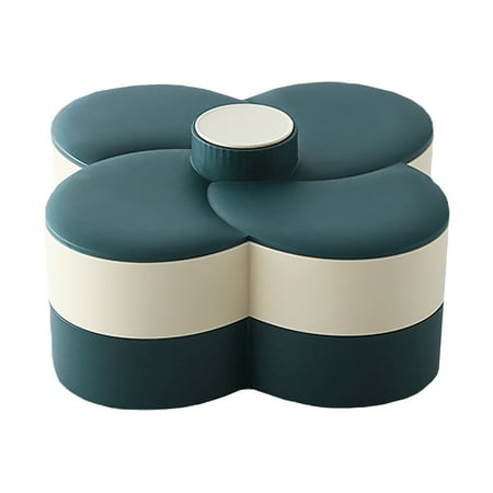 

1Pc Living Room Storage Tray Shop Classified Tray Snack Tray with a Lid (Green)