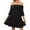 Black, variant on Bigersell Summer Dresses for Women 2023 Casual Short Sleeve Women Summer Casual Solid Square Collar 1/2 Sleeve Fold Mini Dress Wedding Guest Dresses Women Boho Dresses, Style 19437, Black L