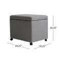 thumbnail image 6 of Miekor Furniture STORAGE OTTOMAN BS9938, 6 of 6