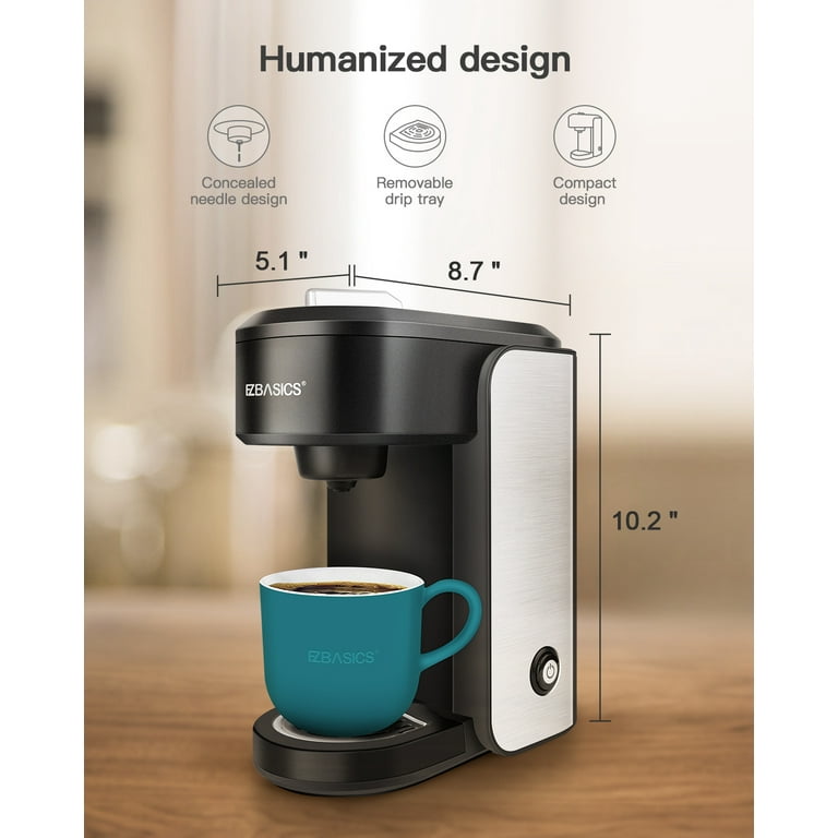  Small Coffee Maker Single Serve, Compact Single Cup