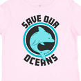 thumbnail image 4 of Inktastic Save Our Oceans with Dolphin Boys or Girls Toddler T-Shirt, 4 of 5