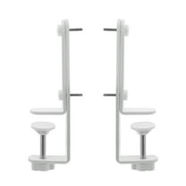 Worgeous 1 Pair Tabletop Pegboard Display Bracket For Edge Attachment Table Pegboard Display Stand Metal Brackets Pegboard Panel Support