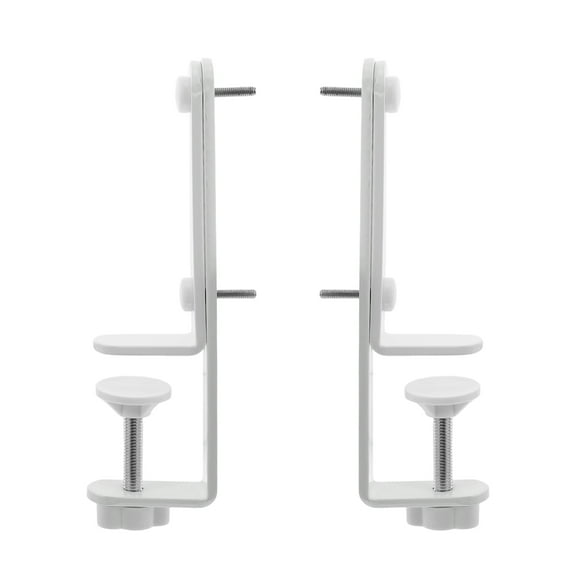 Worgeous 1 Pair Tabletop Pegboard Display Bracket For Edge Attachment Table Pegboard Display Stand Metal Brackets Pegboard Panel Support