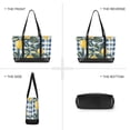 thumbnail image 6 of FORMRS Canvas Laptop Tote Bag for Women with 15.6" Computer Compartments Shoulder Handbag, Retro Beige Lemon, 6 of 7