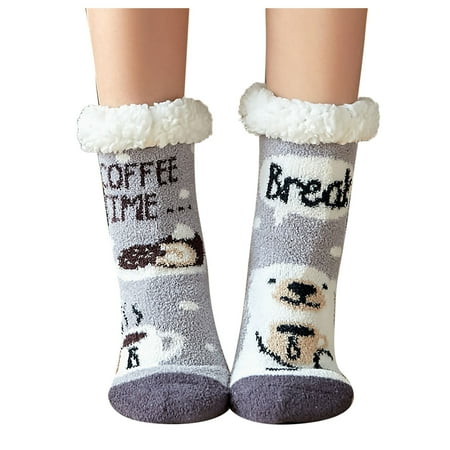 

Christmas Socks Sleeping Warm Socks Floor Women s Socks Slippers Non slip Thicken Cartoon Socks Socks