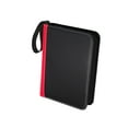 thumbnail image 1 of lionlar 9 Pockets Trading Cards Binder Holder Organizer Zipper Cards Collection Binder red, 1 of 9