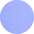 thumbnail image 1 of Ahgly Company Indoor Round Solid Blue Modern Area Rugs, 8' Round, 1 of 4