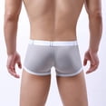 thumbnail image 5 of PEASKJP Mens Trunk Underwear Soft Comfortable Bamboo Viscose Underwear Trunks,Gray XXL, 5 of 5