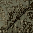 thumbnail image 2 of Fabric Mart Direct Olive Burnout Velvet Fabric By The Yard, 54 inches or 137 cm width, 11 Continuous Yards Green Velvet Fabric, Damask, Upholstery Clothing Wholesale Fabric, Window Treatment, 2 of 8